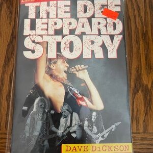 Dave Dickson The Def Leppard Story Art Print - Black & Red